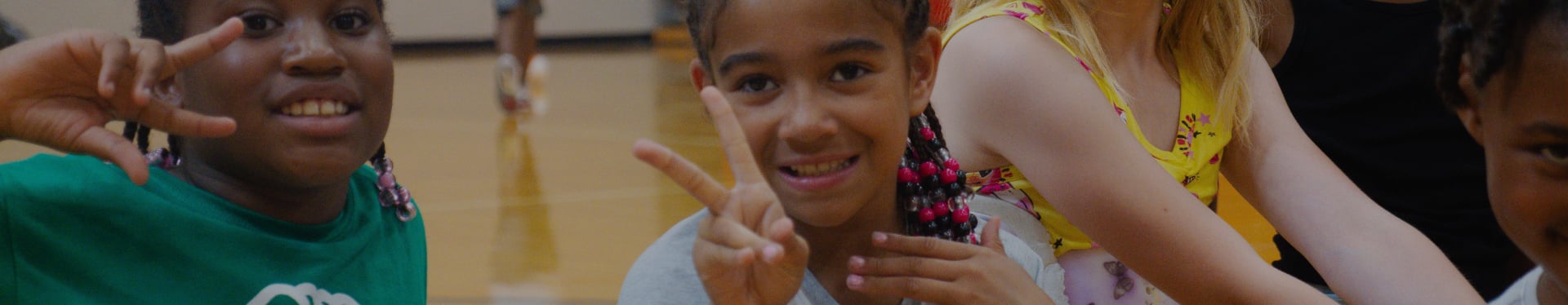 Young children starting their adventure